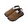 OFFICER SANDALS - GRAY BROWN